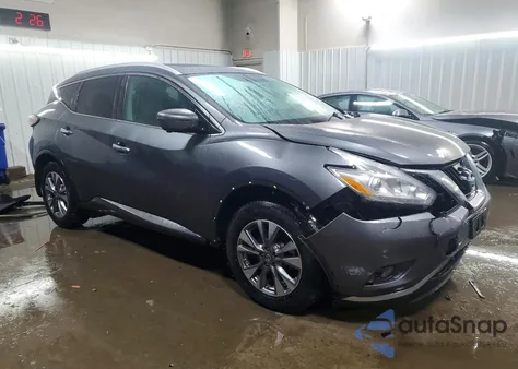 2016 Nissan Murano S z USA, uszkodzony, nr VIN 5N1AZ2MH6GN104846